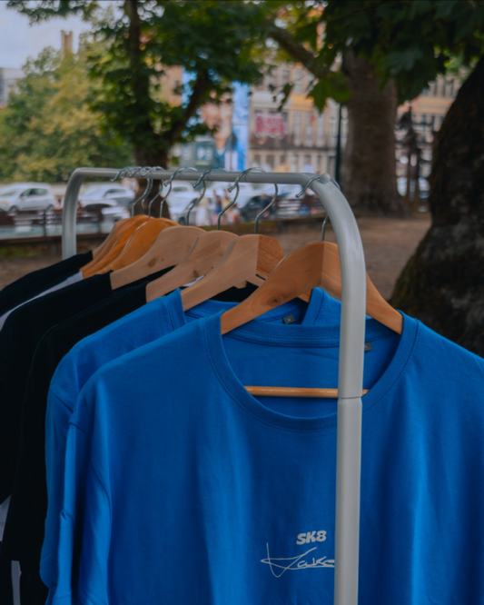 Letters Tee (Blue)