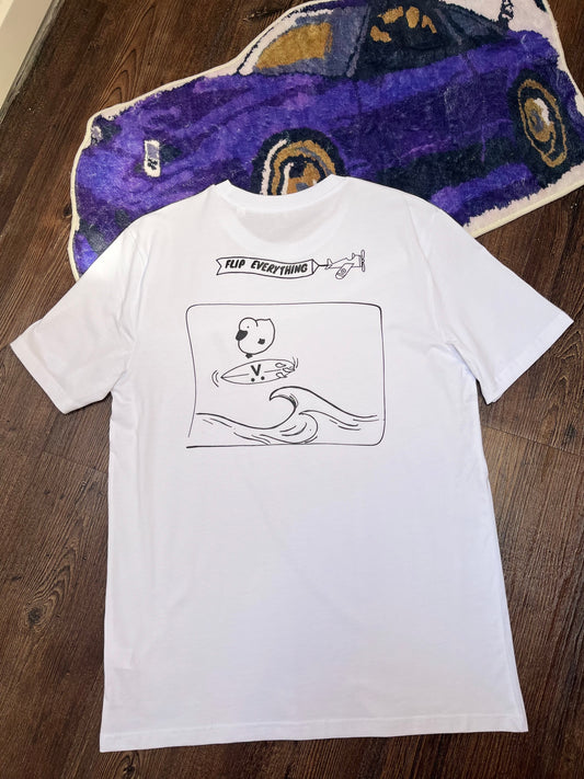 Flip the Letters Tee (White) (Cópia)