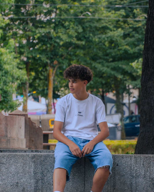 Letters Tee (White)