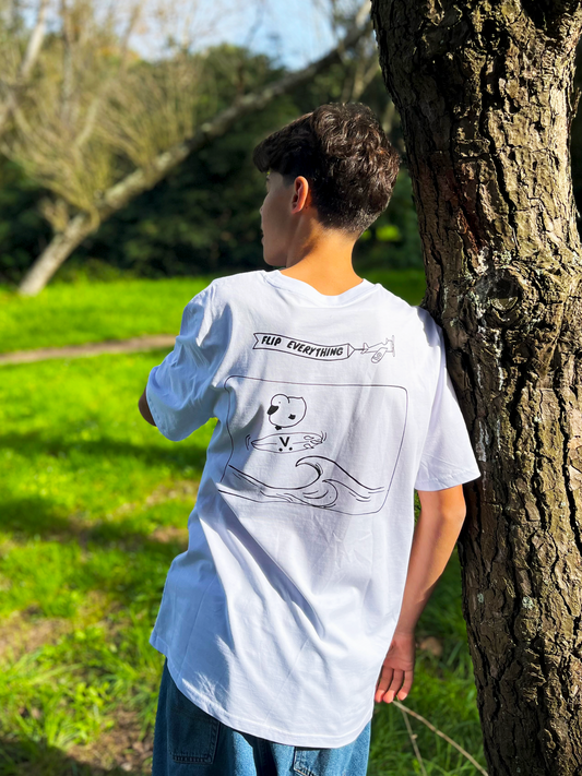 Flip the Letters Tee (White) (Cópia)